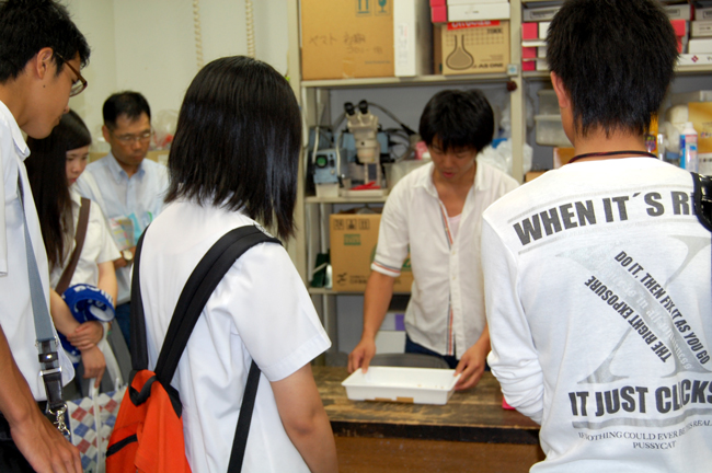 富山大学オープンキャンパス2014　五福キャンパスの様子3