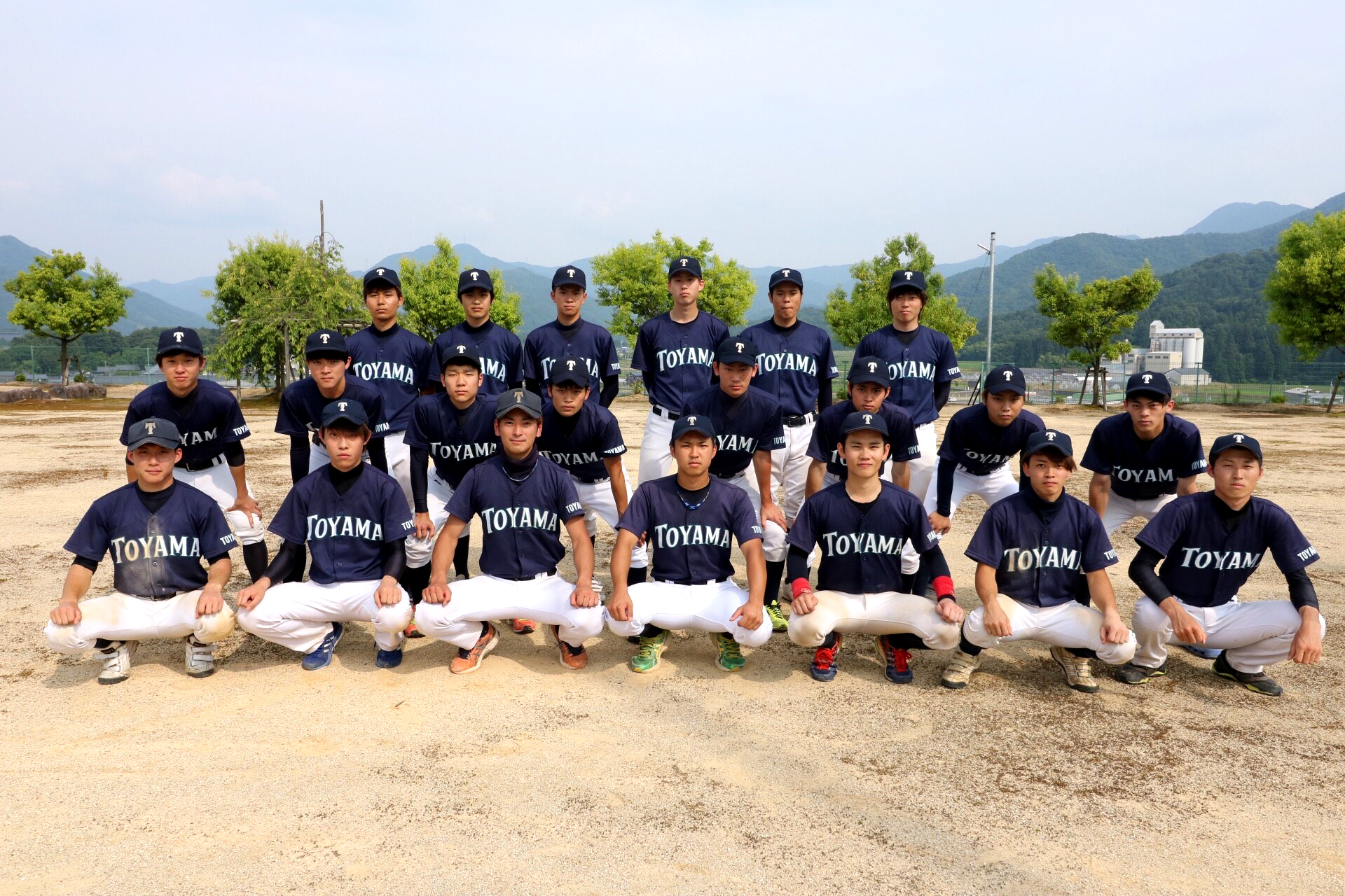 富山大学軟式野球部のメンバー