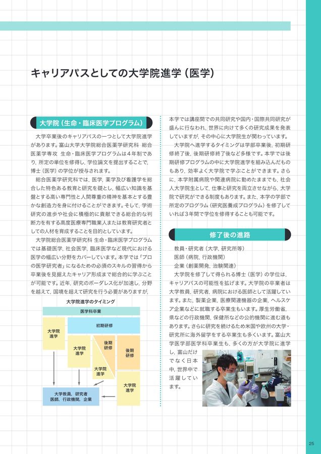 富山大学 医学部 学部案内2025