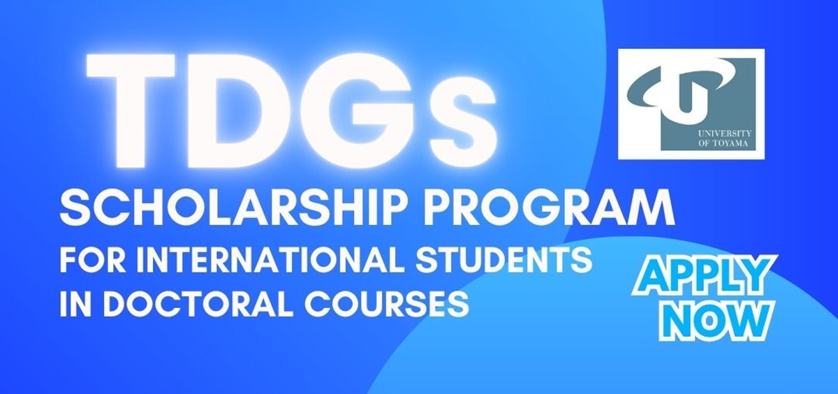 富山大学大学院博士・博士後期課程外国人留学生対象奨学金-TDGs
