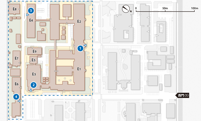 五福キャンパスE zone地図