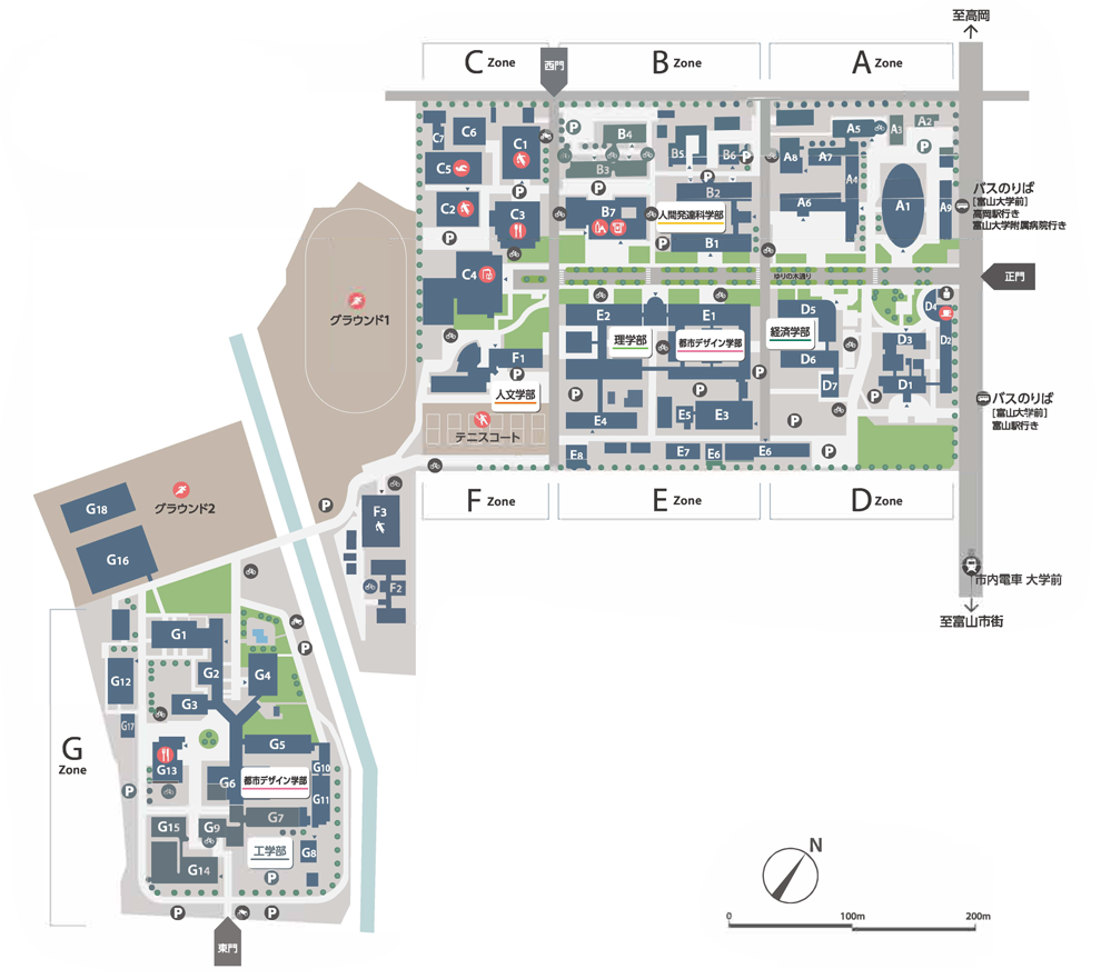 Gofuku Campus Map
